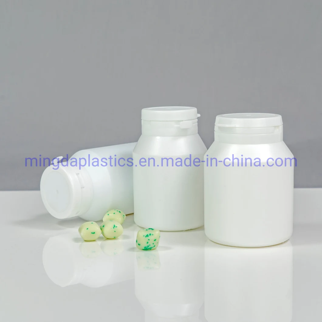 Oxygen Resistance Food Grade Tamper Evident Sloping Shoulder Plastic Packaging 500cc HDPE Bottle