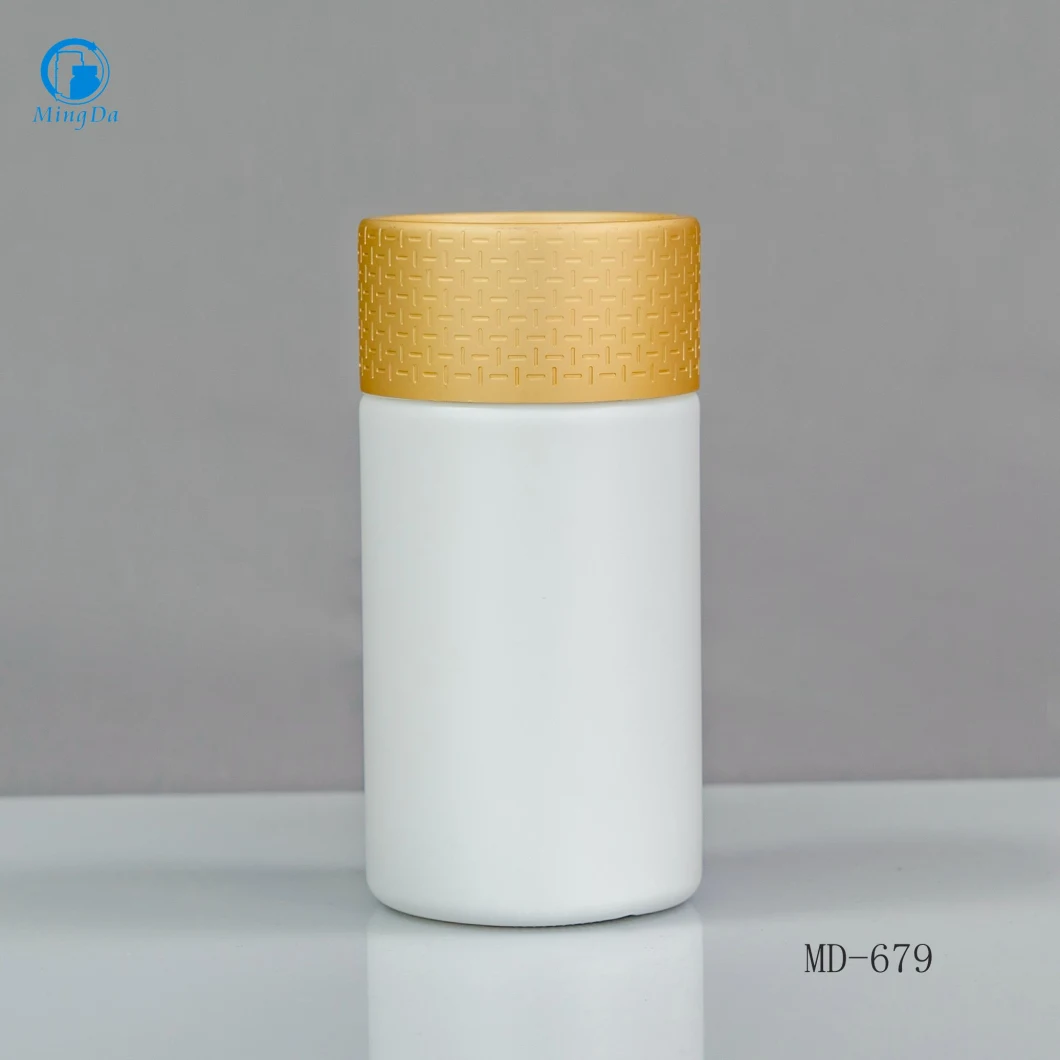 HDPE 200ml Cylindrical Plastic Bottle (MD-679)