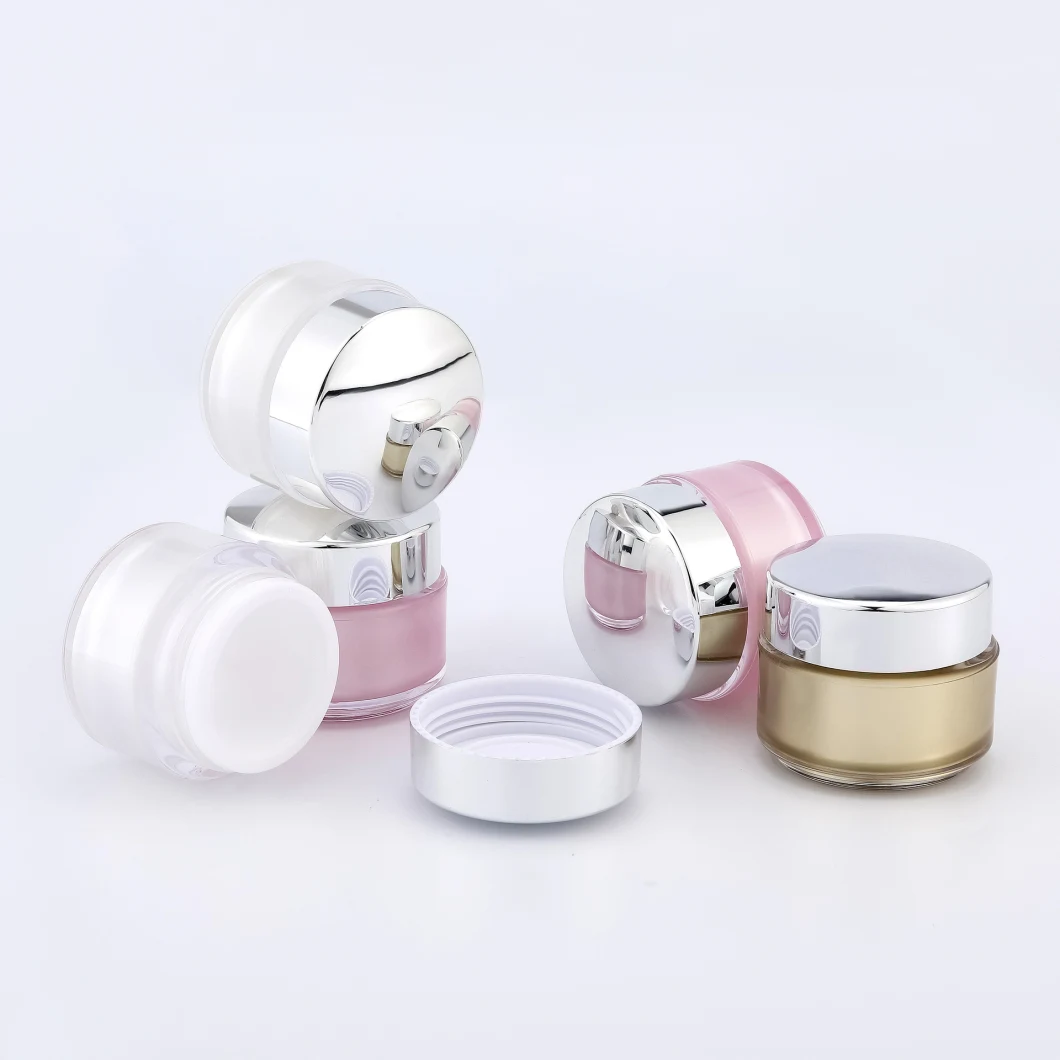 Hot Selling Private Label Plastic Cosmetics Cream Jar Guangzhou