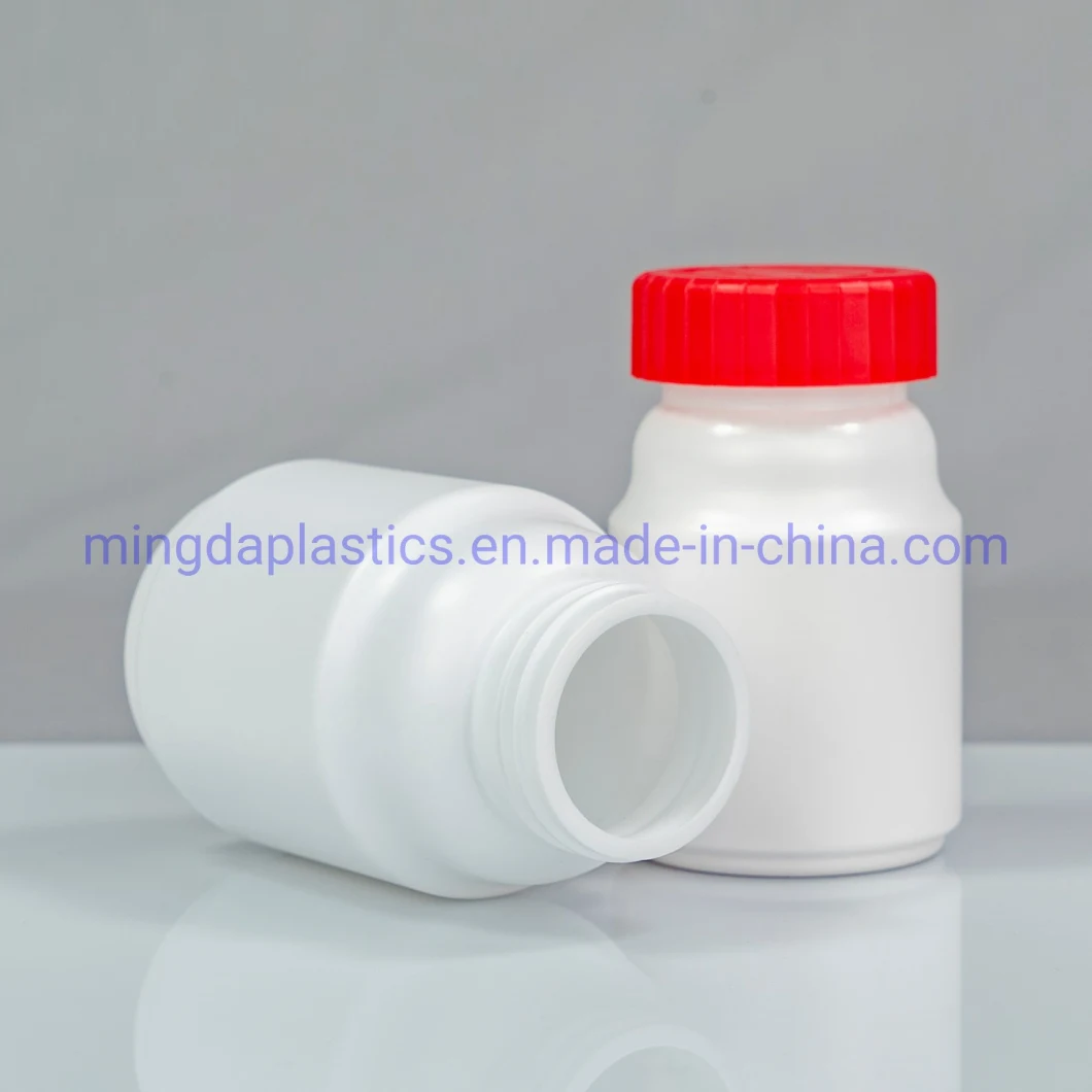 Irregular Round Jar CRC Cap Food Healthcare Products 250ml HDPE Plastic Bottle