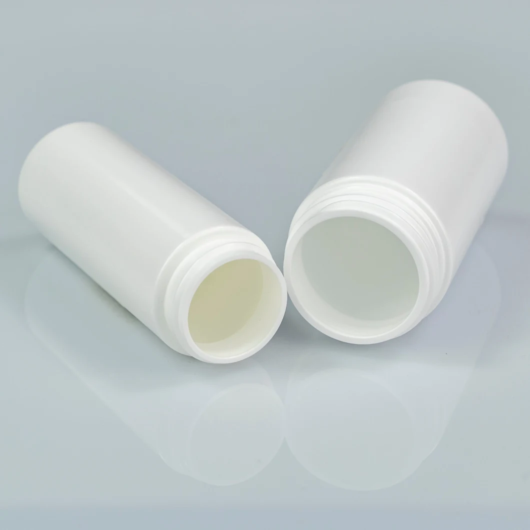 Manufacturer Free Sample 500ml Cylindrical High Density Hot Sale Empty Oxygen Resistance Food Medicine Healthcare Products Matte Skin HDPE plastic Bottle