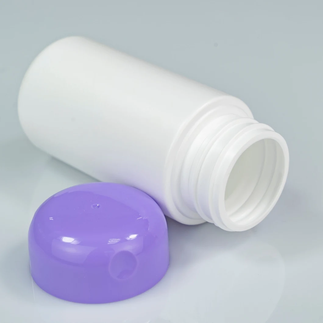 Manufacturers Cylindrical Round Jar Colorful Cap High Density Hot Sale Empty Oxygen Resistance Food Medicine Healthcare Products Matte Skin 225ml HDPE Bottle