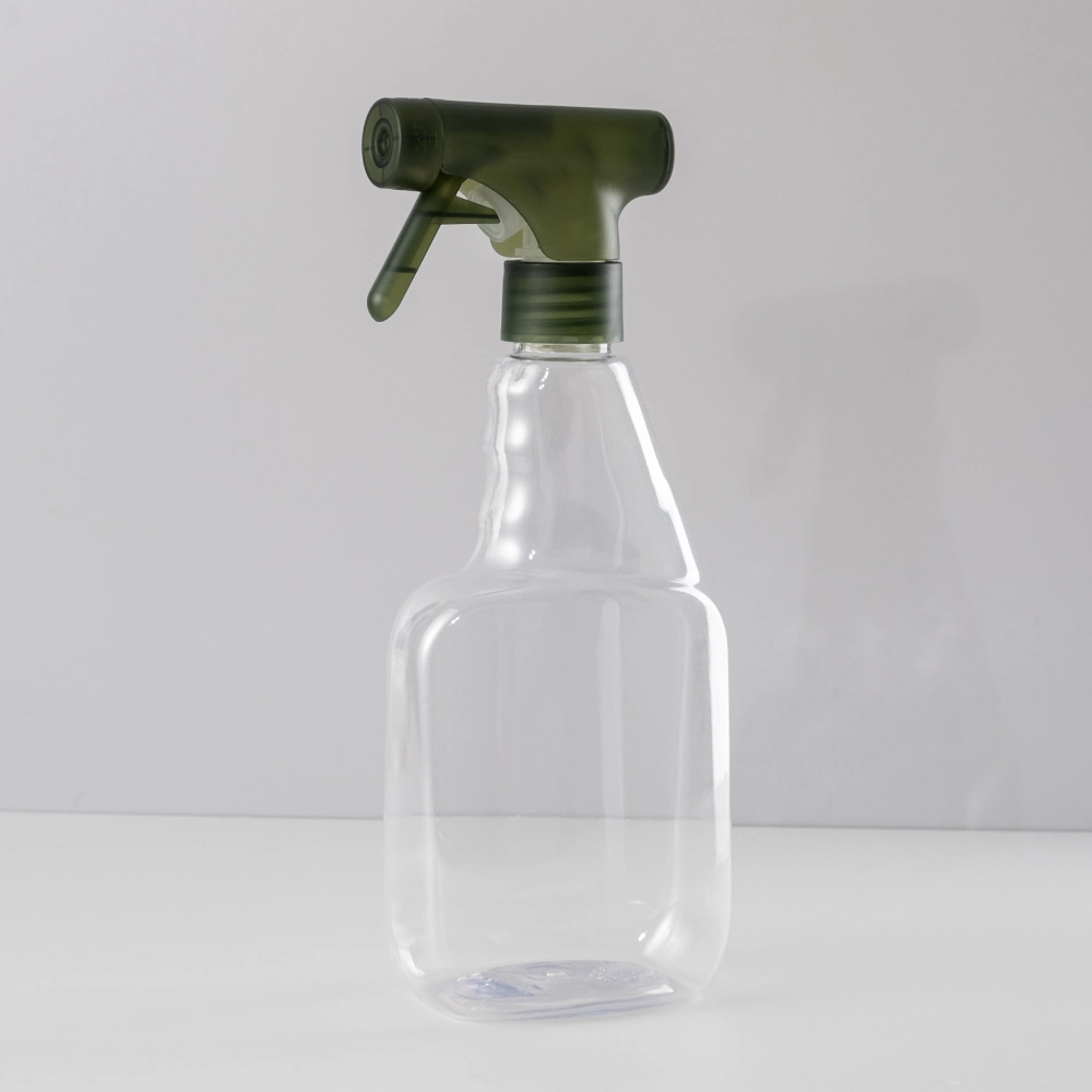 High Quality 500ml 750ml 1000ml HDPE PE Round Square Bottle Plastic Spray Pet Bottle with Trigger Sprayer