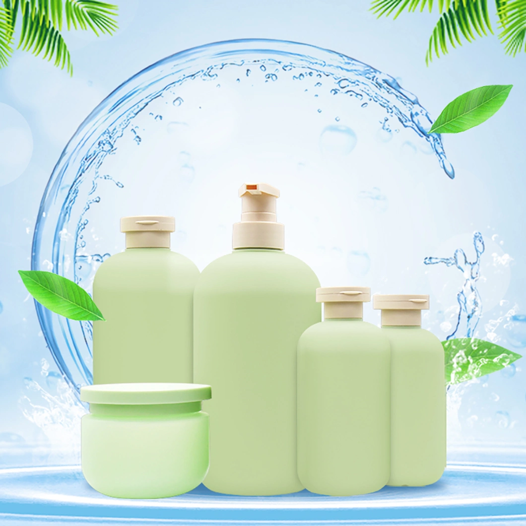 Cosmetic Packaging HDPE Travel Purple Green Pink Refillable Empty Plastic Pump Wholesale Shampoo and Conditioner Bottles