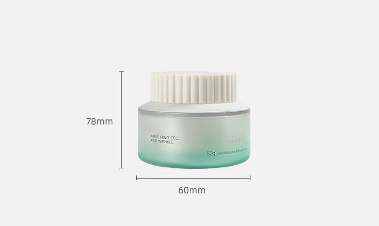 Wholesale Refillable 50g 100g Glass PETG Cosmetic Container Empty Cream Jar