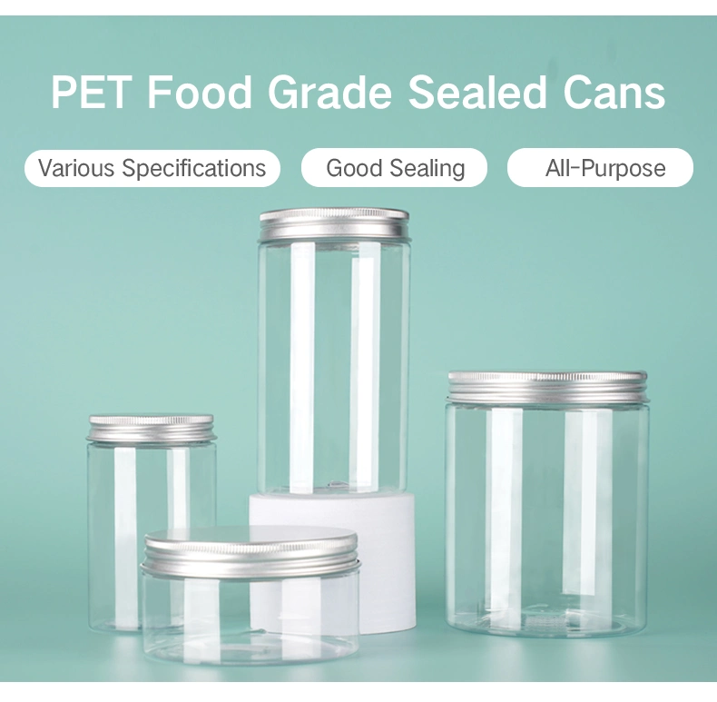 50g 100g 120g 150g Food Grade Pet Container Plastic Jars