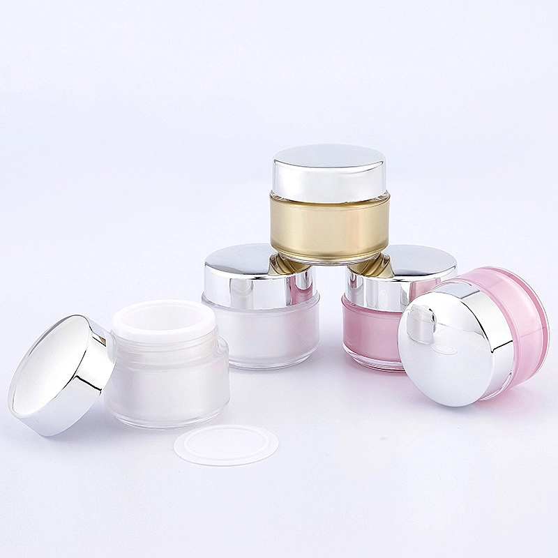 Hot Selling Private Label Plastic Cosmetics Cream Jar Guangzhou