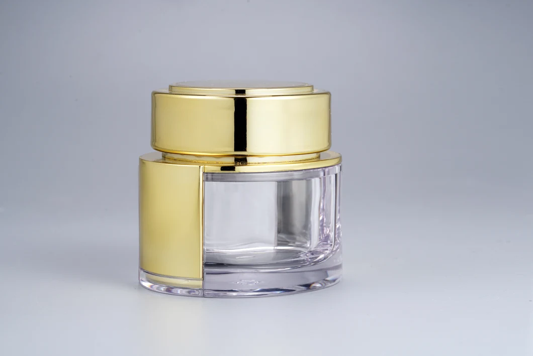 Luxury Gold Jar Cream Plastic Cosmetic 15g 30g