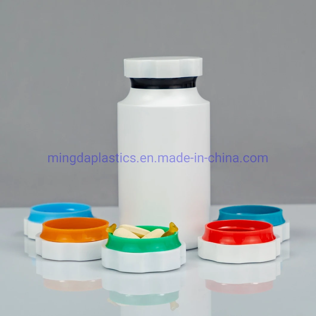 HDPE 250ml Cylindrical Plastic Bottle (MD-703)