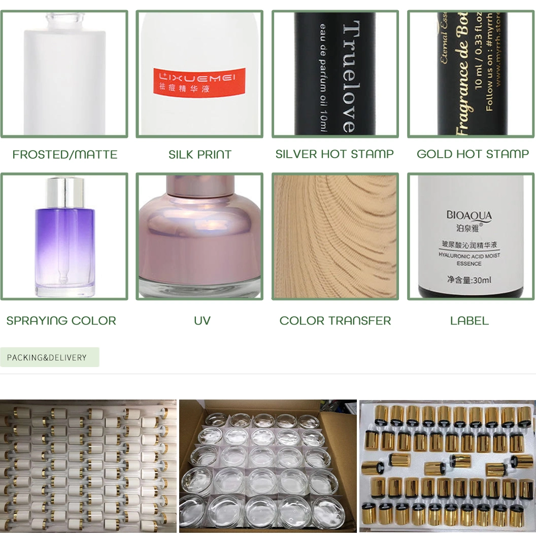 Wholesale Refillable 50g 100g Glass PETG Cosmetic Container Empty Cream Jar