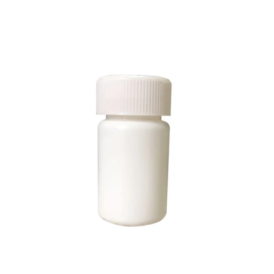 Envase farmacéutico blanco cuadrado de HDPE de 100 ml, botellas de plástico que soplan vitaminas, envases de embalaje, botellas que soplan