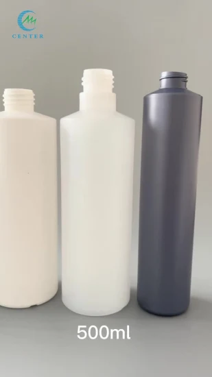 Botellas de plástico de color blanco redondas cosméticas exprimibles de loción de HDPE vacías de 200 ml con tapa superior Filp