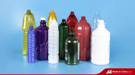 Contenedor de plástico HDPE PET Botella de plástico con tapa de plástico